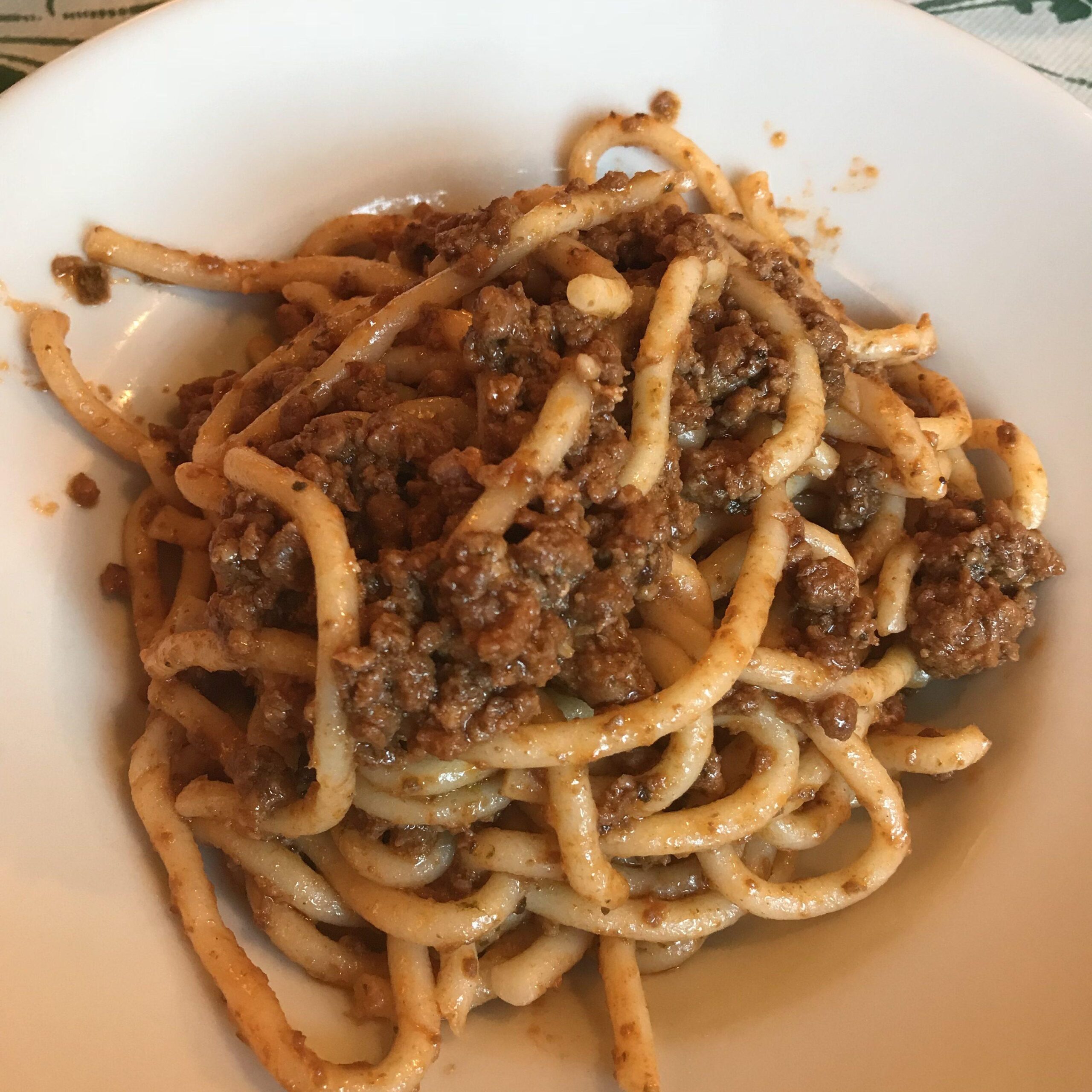 Pici and Wild Boar Sauce