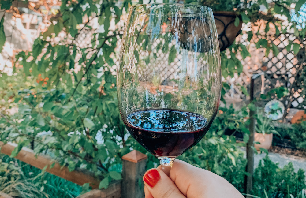 Red Wine Glass Garden