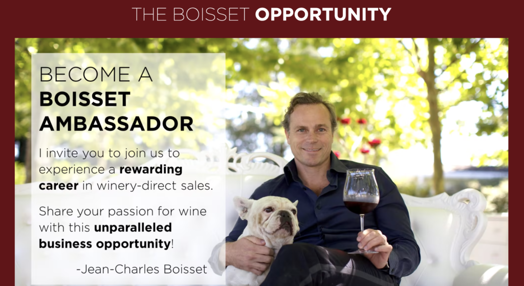 Become a Boisset Ambassador Screenshot