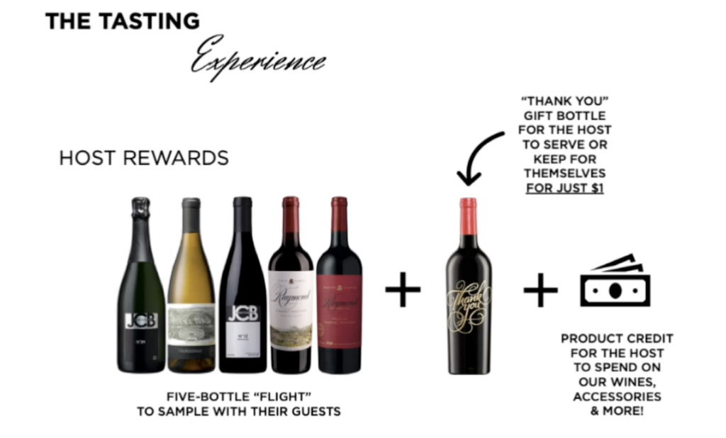 tasting experience slide screenshot