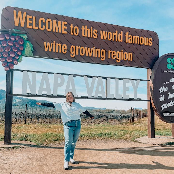 Sabrina in Napa