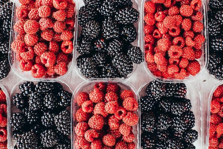 Blackberries and Raspberries