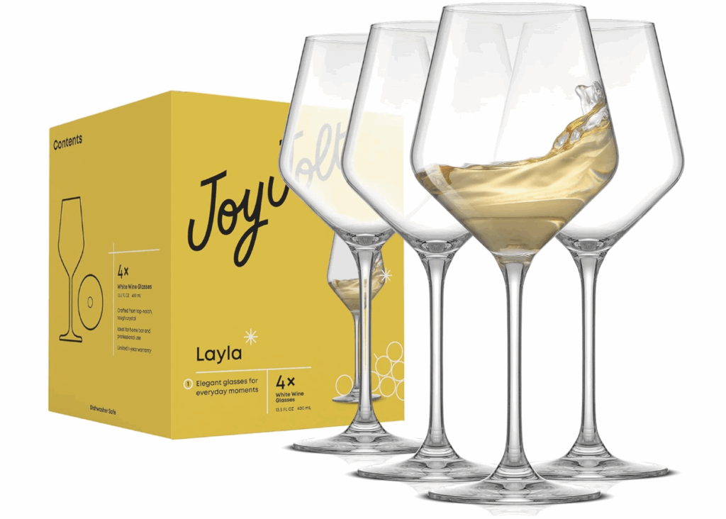 joyjolt white wine glasses